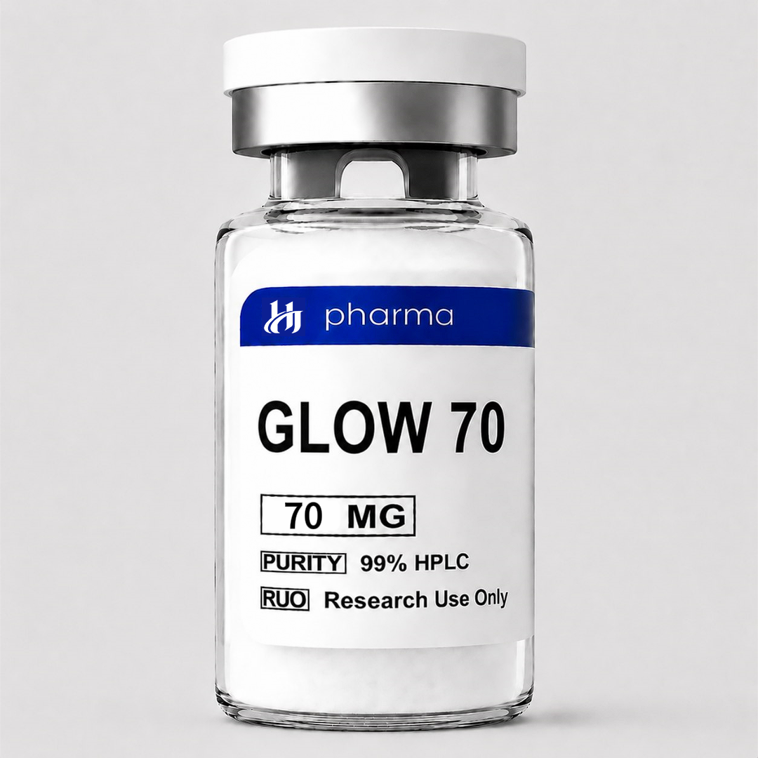 GLOW 70 (GHK-Cu 50mg + TB-500 10mg + BPC-157 10mg)